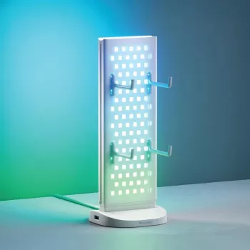 Nanoleaf Pegboard Desk Dock, Baltas | 15 W | RGB
