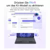 inateck klaviatūra Surface pilka, Surface GO 1-4 Com. QWERTZ