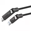 USB4 HDMI kabelis 4smarts ComboCord 240W 1,5 m – USB4 į HDMI, 240W galios tiekimas, 1,5 m ilgio