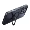 Apsauginis dėklas McDodo PC-4933 su MagSafe ir integruotu stovu, skirtas iPhone 16 Pro Max, juodas