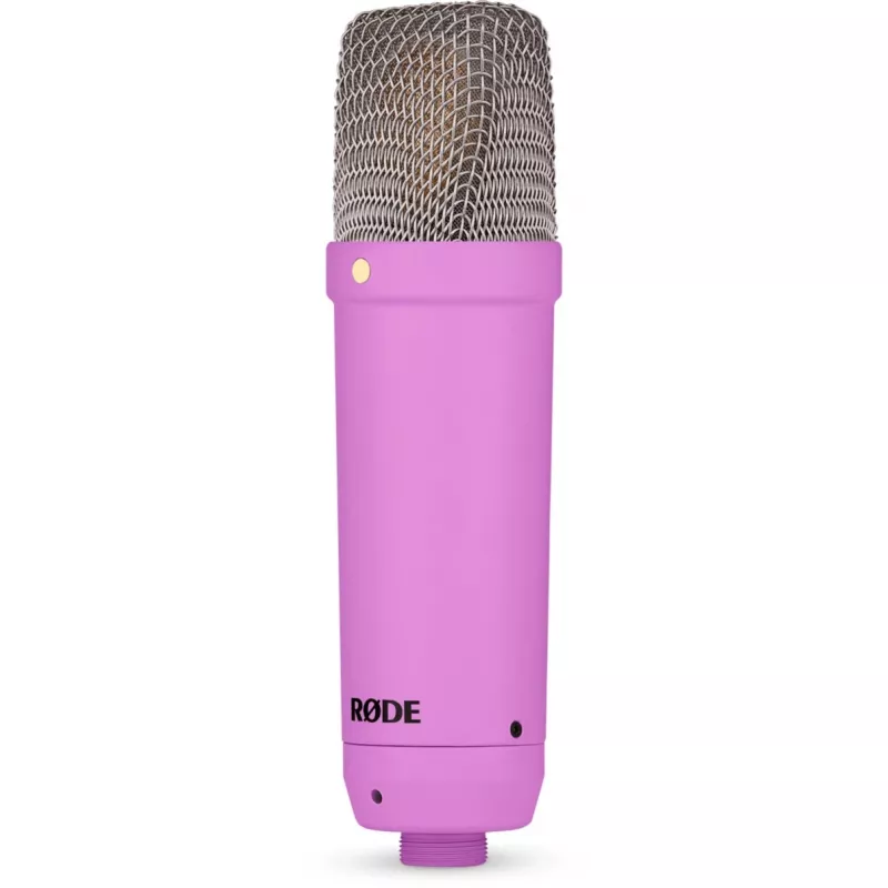 Rode NT1 Signature + XLR kabelis + stalinis studijos stovas, mikrofonas alyvinis, rinkinys