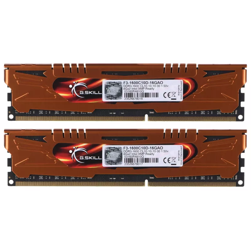 G.Skill ARES 16 GB rinkinys DDR3 PC3-12800 CL10 (F3-1600C10D-16GAO)