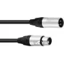 XLR garsiakalbio kabelis PSSO 2x2.5 mm 10 m juodas