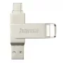 Hama C-Rotate Pro USB atmintukas 256 GB USB Type-A / USB Type-C 3.2 Gen 1 (3.1 Gen 1) sidabrinis