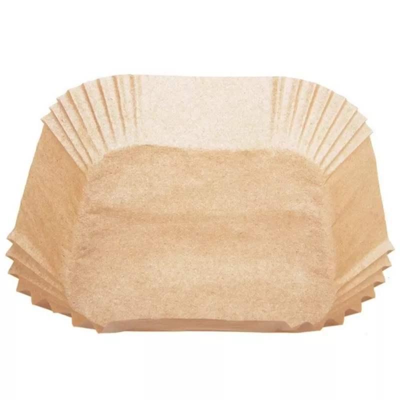 Popieriniai įdėklai oro gruzdintuvei 20×20 cm, pakuotė 50 vnt. — Extralink HOME