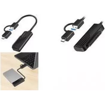 LogiLink AU0062 - Adapteris USB 5 Gb/s į SATA - Adapteris - Skaitmeniniai/Duomenys (AU0062)