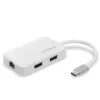 Edimax EU-4308 USB-C šakotuvas, 3x USB 3.0 + Gigabit Ethernet