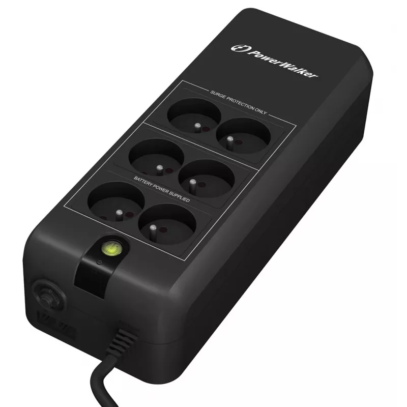 PowerWalker VFD 600 APFC FR nepertraukiamo maitinimo šaltinis (UPS) 0.6 kVA 300 W 6 lizdų