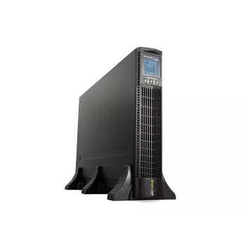 Nepertraukiamo maitinimo šaltinis Green Cell UPS15 — Online dvigubo keitimo 3 kVA (2700 W), 6 AC lizdų, gryno sinuso, LCD, bokštas, 6×12V/9Ah baterijos