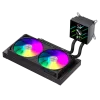 Gamemax GLACIER 240 LCD BK skysčio aušintuvas procesoriui | Intel, AMD