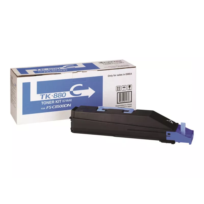 Originalus Kyocera TK-880C cyan toneris, 18 000 puslapių, 1 vnt.