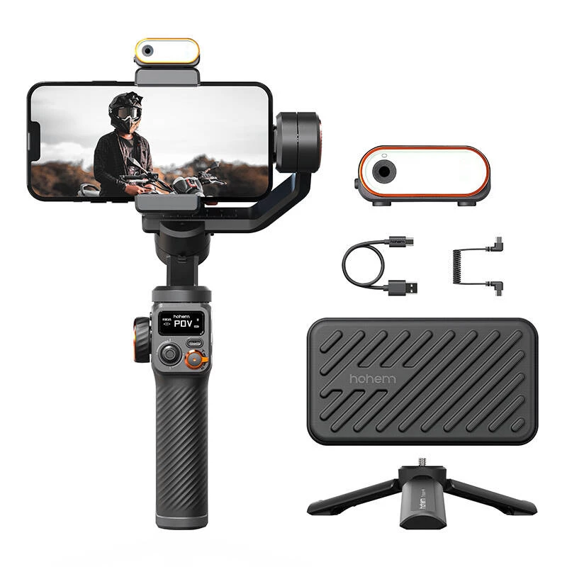 Išmaniojo telefono stabilizatorius Hohem iSteady M6 Kit Juodas 2600 mAh