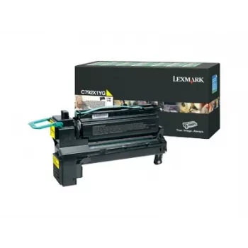 Toneras Lexmark C792X1YG geltonas 30000 puslapių