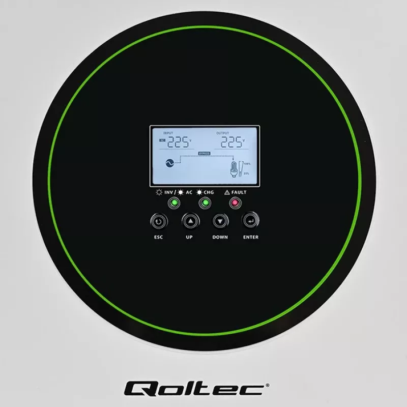Hibridinis saulės inverteris Off-Grid 6200W | 120A QOLTEC