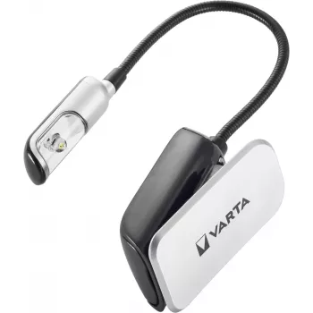Varta 16618 – Segtuvinis žibintuvėlis, juodas-sidabrinis, LED, 9 lm