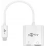 Goobay USB-C™ Multiport Adapter HDMI, baltas, 0.145 m
