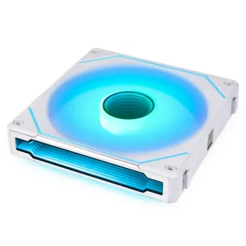 Lian Li UF-SLIN140-1W 14 cm baltas 1600 RPM ventiliatorius su Infinity Mirror ARGB