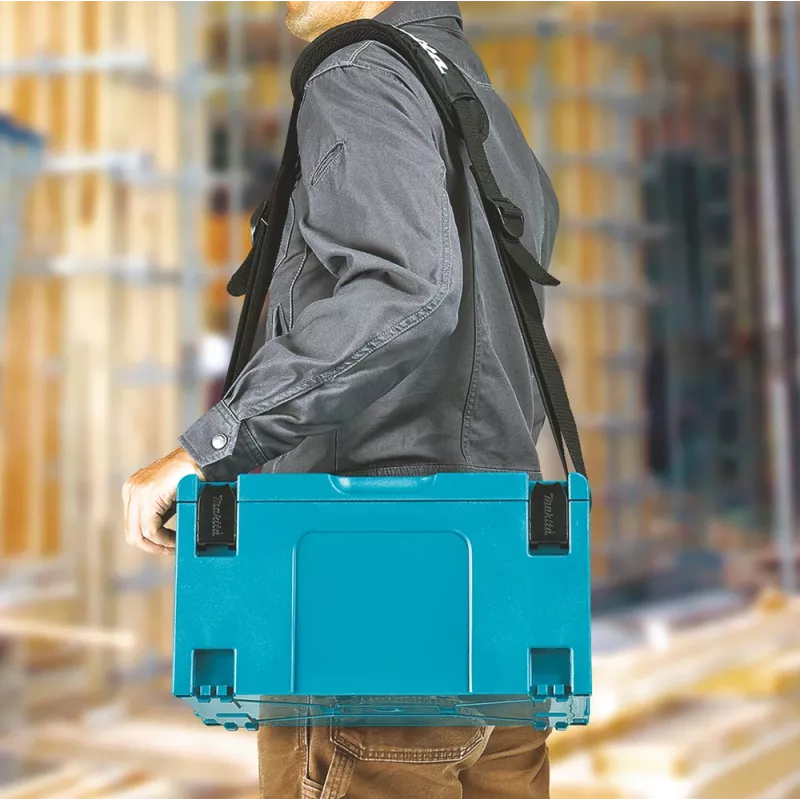 Makita MAKPAC šalto laikymo dėžė su šilumos izoliacija, 4 dydis, 18 l, mėlyna (198253-4)