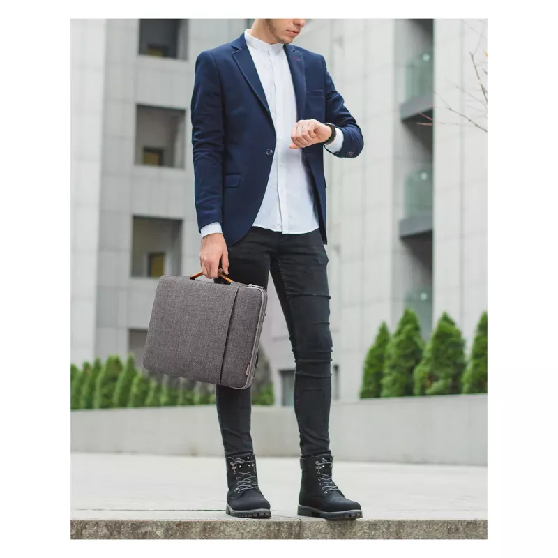 Dėklas Inateck LB02006 40,6 cm (16 inch) nešiojamiesiems kompiuteriams, pilka, su nešimo rankena