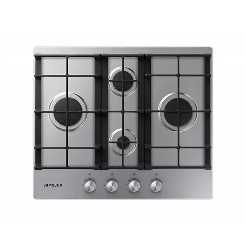 Samsung NA64H3010BS įmontuojama dujinė kaitlentė, 56 cm, 4 zonos, nerūdijantis plienas