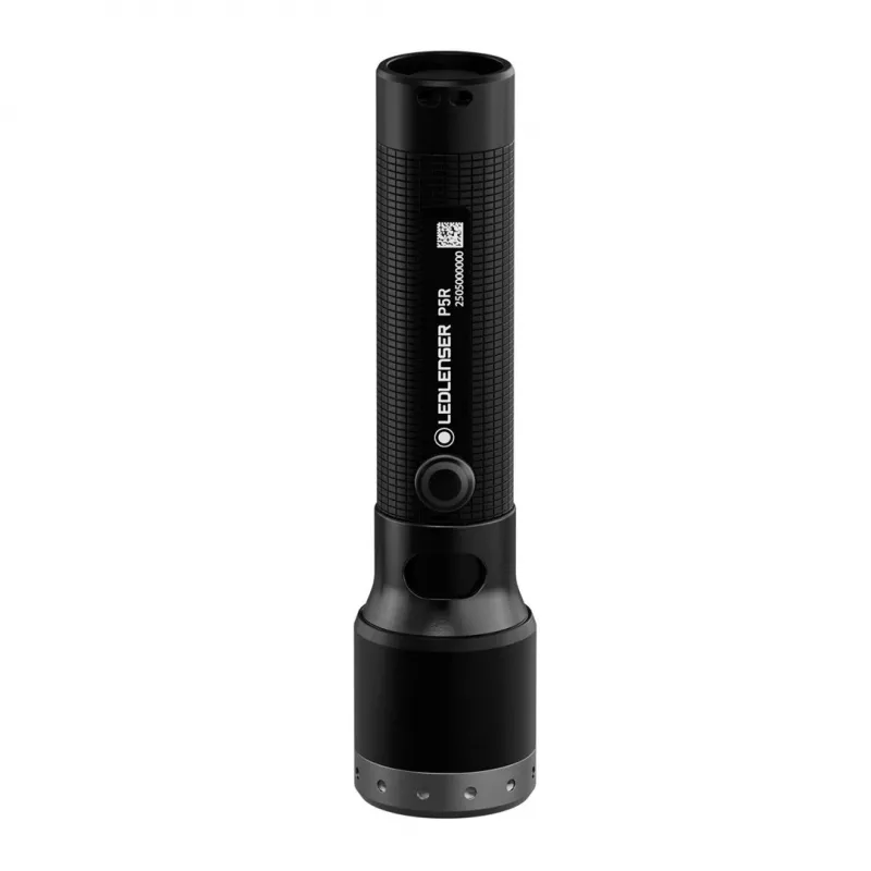 Ledlenser P5R 503109 daugkartinio įkrovimo LED žibintuvėlis, juodas