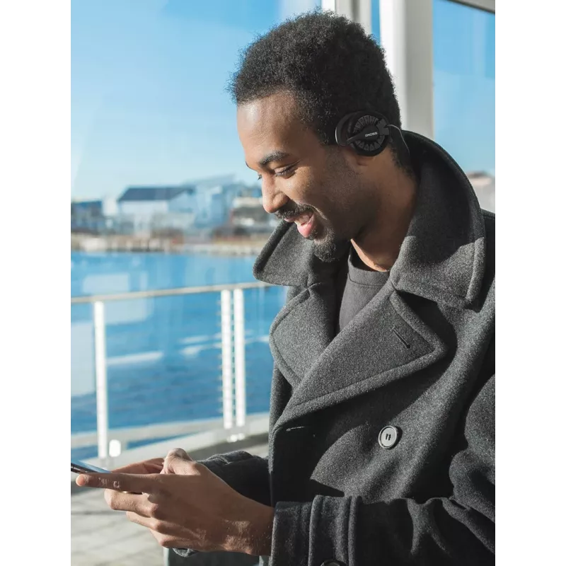 Belaidės ausinės Koss KSC35, on-ear, su mikrofonu, juodos