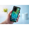 Apsauginis dėklas iKins Samsung Galaxy S20 Ultra – juodos vandens lelijos raštas