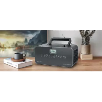 Muse M-28 DG CD grotuvas Nešiojamas CD grotuvas Juodas