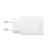 USB-C kelioninis įkroviklis FIXED FIXC30N-C-WH — 30W kompaktiškas USB-C maitinimo adapteris su vienu greito įkrovimo prievadu
