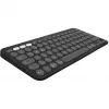 Belaidis klaviatūros ir pelės rinkinys Logitech Pebble 2 Combo QWERTZ vokiškas grafitas