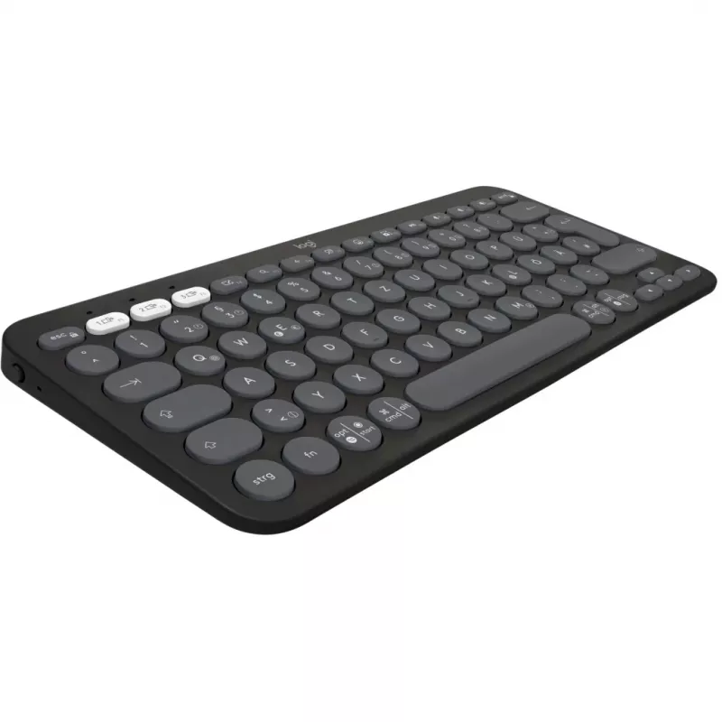 Belaidis klaviatūros ir pelės rinkinys Logitech Pebble 2 Combo QWERTZ vokiškas grafitas