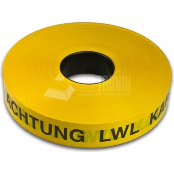 Lightwin Trassen Kabelmarkierungs/Warnband, Yellow, 250m FTTx (Kabel MARKIERUNGSBAND)