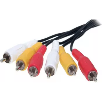 Audio RCA laidas ShiverPeaks 40150-2.5 — 3 RCA jungtys, 2,5 m