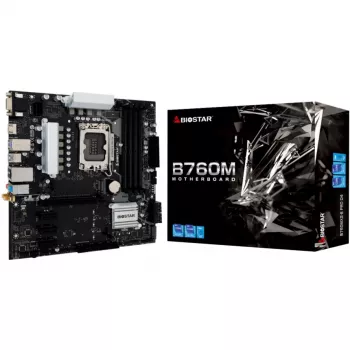 Motininė plokštė Biostar B760MX2-E Pro D4 - B760 - Socket 1700 - Micro ATX
