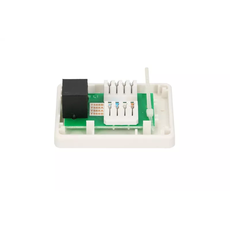 Extralink lizdas montuoti ant sienos, 1x RJ45 CAT5E UTP