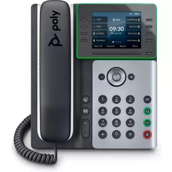 IP telefonas HP Poly Edge E320 su PoE, IPS ekranu 320x240, 4:3, HTTPS, ENERGY STAR, EAC, RoHS, FCC, CE, BSMI