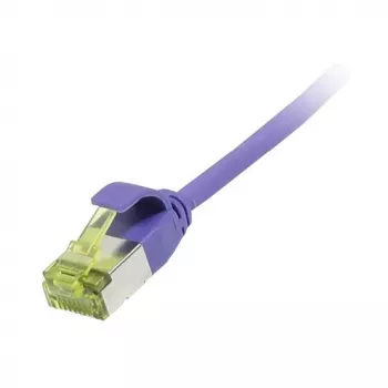 Patch laidas RJ45, CAT6A 500MHz, 3m, alyvinis, U/FTP, plonas apvalus d=3,8mm, TPE/LSZH (Superflex), AWG32, su Cat.7 žaliava, Synergy 21 (S217396V3)