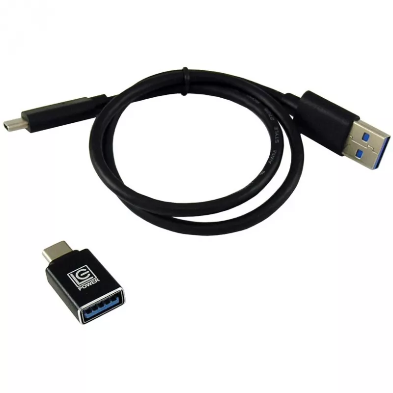 SSD dėklas LC-Power LC-M2-C-NVME juodas M.2