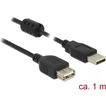 USB laidas DeLOCK 84883 USB 2.0 1 m Juodas