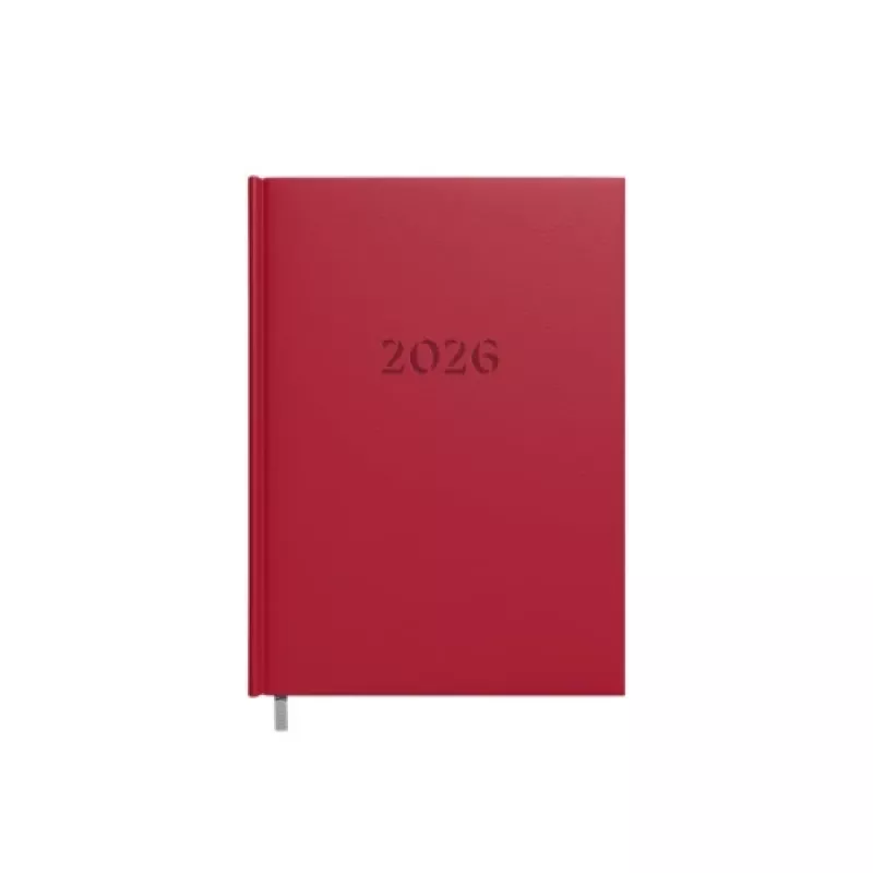 Planavimo užrašų kalendorius 2026 A5 bordo