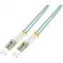 Logilink šviesolaidinis jungiamasis laidas LC Multi-Mode (M) - LC Multi-Mode (M) 1 m, 50/125 µm, OM3, halogeninis, akvamarinas (FP3LC01)