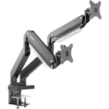 SpeaKa Professional SP-MM-830 2 krypčių monitoriaus stovas prie stalo 43,2 cm (17 inch) - 88,9 cm (35 inch) su integruota dokovimo stotele, dujų spyruoklės technologija, pakreipiamas, pasukamas (SP-10506484)