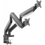 SpeaKa Professional SP-MM-830 2 krypčių monitoriaus stovas prie stalo 43,2 cm (17 inch) - 88,9 cm (35 inch) su integruota dokovimo stotele, dujų spyruoklės technologija, pakreipiamas, pasukamas (SP-10506484)