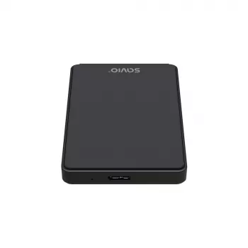 Išorinis HDD/SSD dėklas SAVIO AK-65 Juodas 2.5 colio SATA USB 3.0 5 Gbit/s Micro-USB