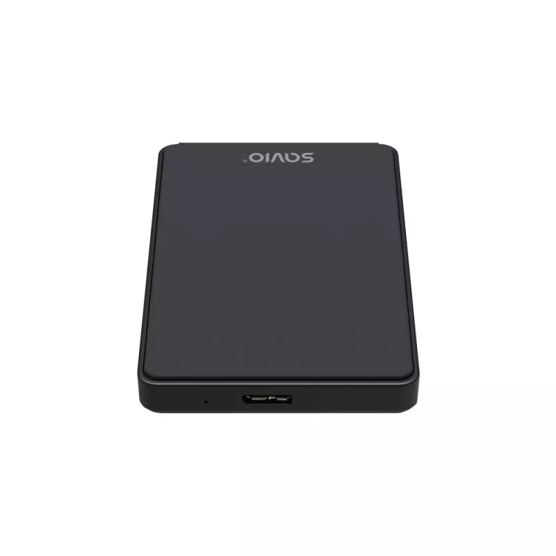 Išorinis HDD/SSD dėklas SAVIO AK-65 Juodas 2.5 colio SATA USB 3.0 5 Gbit/s Micro-USB