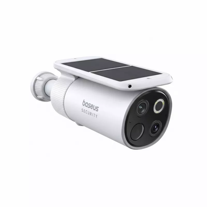 Baseus S1 Pro 3K balta lauko stebėjimo kamera su centrine stotimi