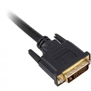 DVI laidas Sharkoon DVI-D/DVI-D (24+1) 1 m