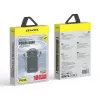 AWEI P89K išorinis akumuliatorius 10000mAh 22,5W, komplektuojamas su PD/Lightning kabeliais, juodos spalvos