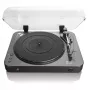 Pavarų diržu varomas vinilo grotuvas Lenco LBT-120BK juodas pusiau automatinis