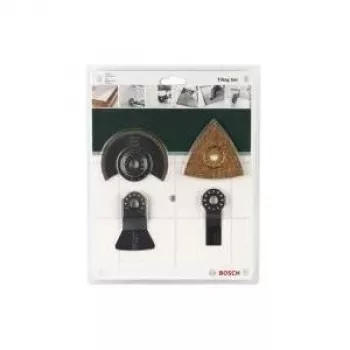 Bosch Starlock 4 dalių plytelių rinkinys, Metalo apdirbimas, Medžio apdirbimas, 4 įrankiai